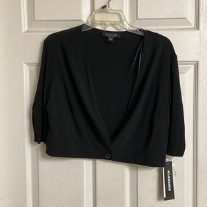 Cropped, 3/4 sleeve jacket, size 14